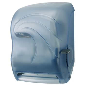 DISPENSER PARA TOALHA BOBINA ALAVANCA - AZUL